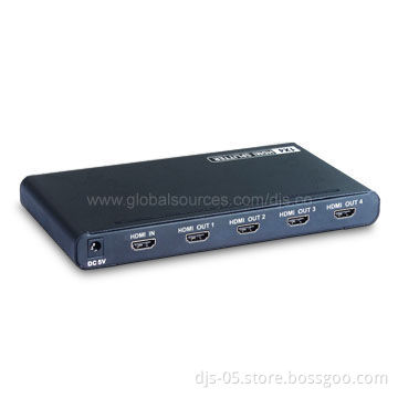 1 x 4 HDMI Splitter with CE/FCC Approval, HDCP Compliant, Supports 1080P Resolution